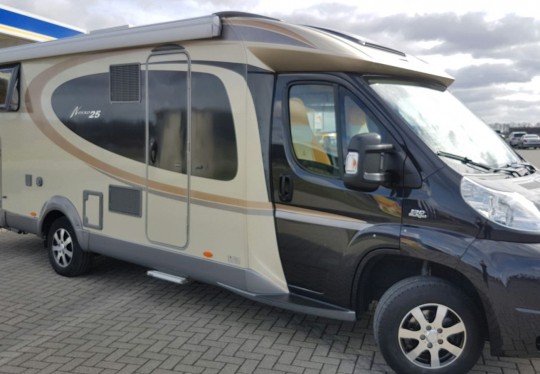 Camper in de coating